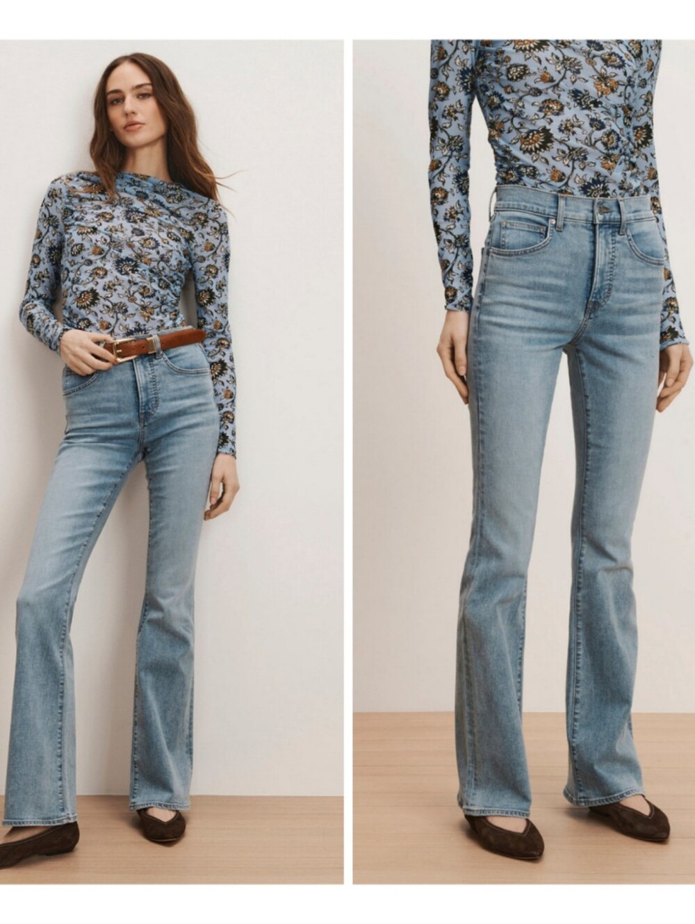 Veronica Beard Beverly Skinny-Flare Jean 25 Resortwear Quiet Luxury Minimalist